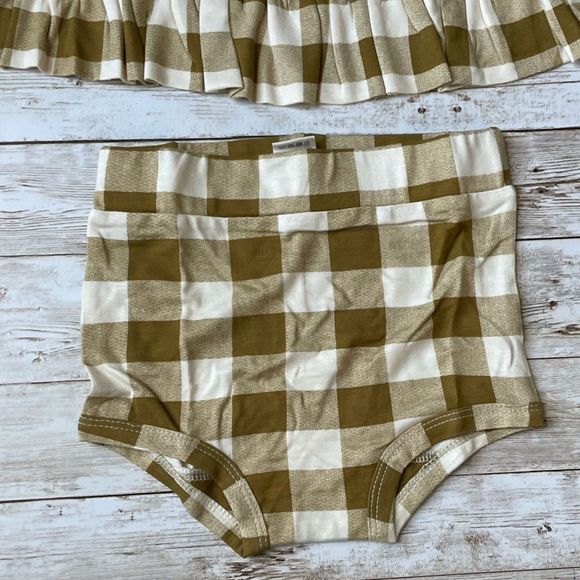 Kate Quinn Gingham Ruffle Pinafore Dress and Bloomers - Picture 4 of 6